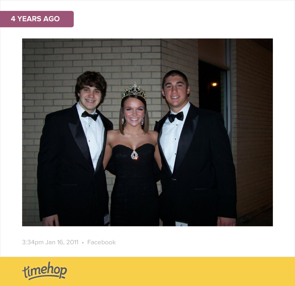 logan_lejeune's tweet photo. Exactly 4 years ago today! (via @timehop) http://t.co/SCACDNDgj1 http://t.co/yWlM8fdCfO