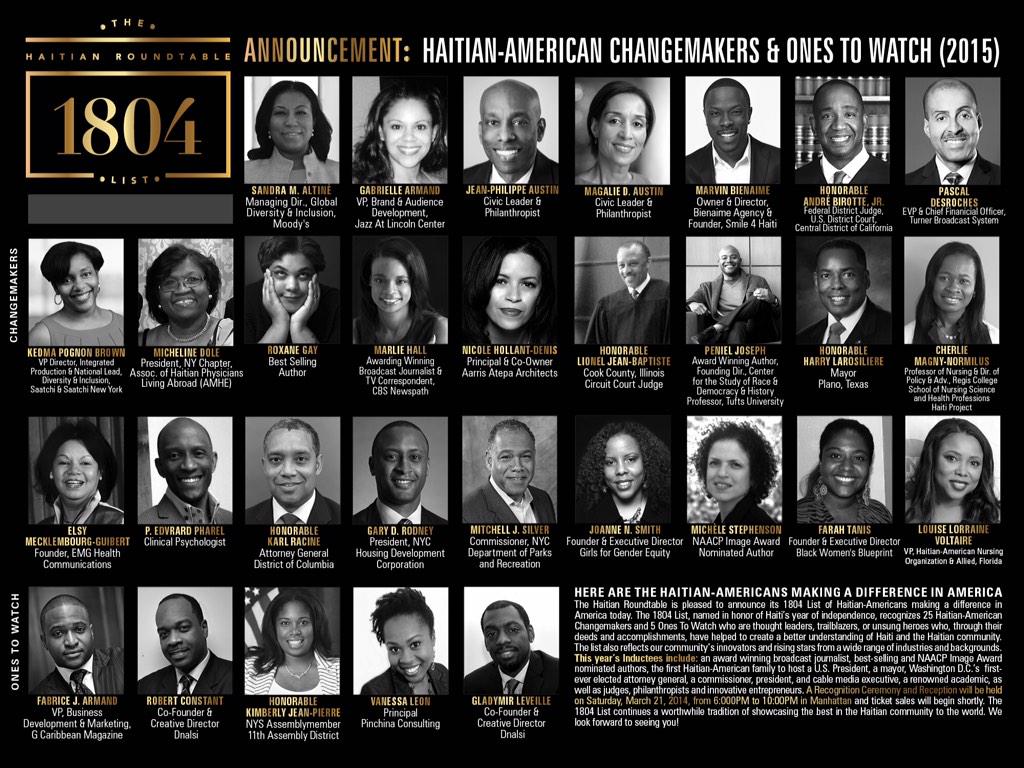 As Haitians We Are The Keepers of Our Legacy...Meet Our Changemakers and Ones To Watch.