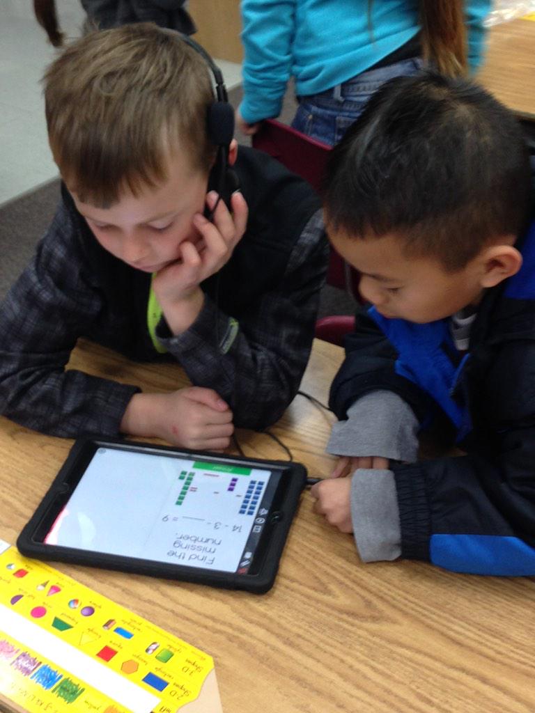 We discovered the ask for help feature on <a href="/FrontRow/">Frontrow International</a>. Collaborative differentiated learning.