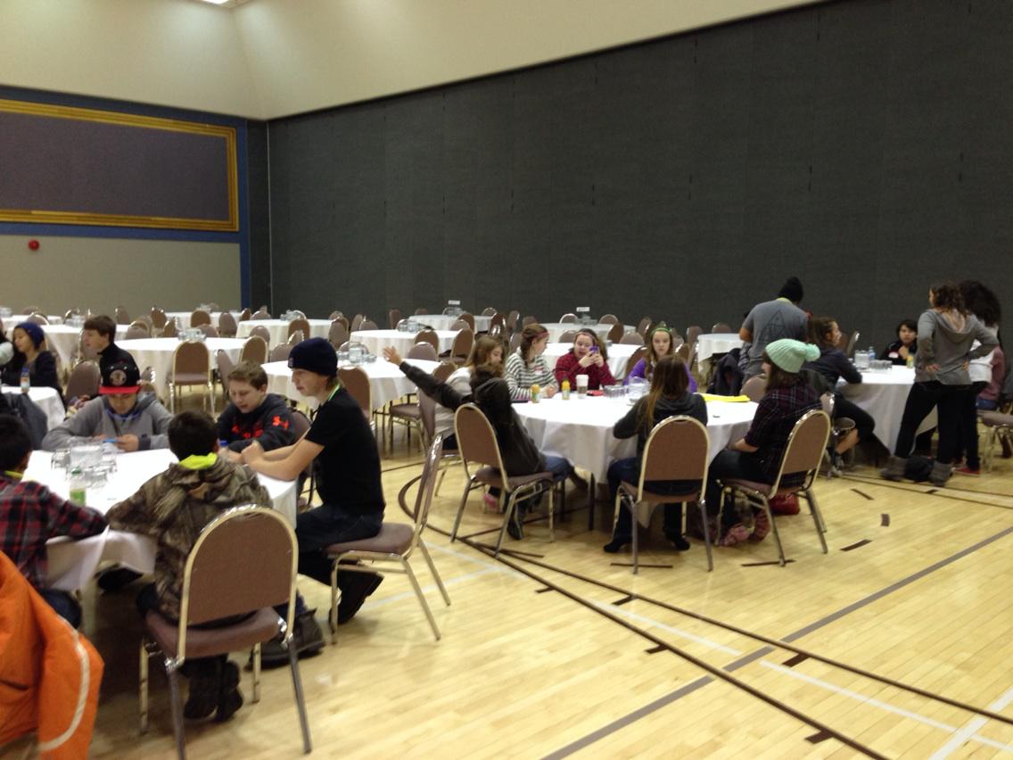 aaarondoddd's tweet photo. #bcsd74 students gearing up for #eraseforum in prince george! http://t.co/OOwClCAwMC