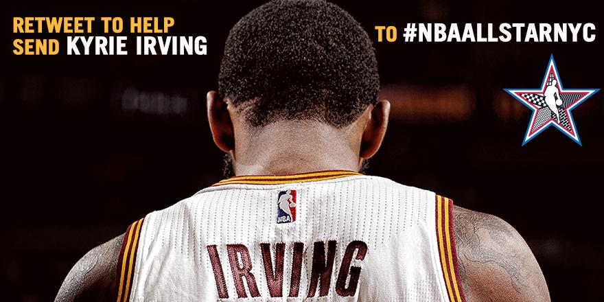 cavs's tweet photo. KYRIE IRVING. #NBABallot

RETWEET this by 3PM &amp; you could WIN his signed jersey!

Rules: http://t.co/7JPIkm8G0R http://t.co/cvs7M8u5dE