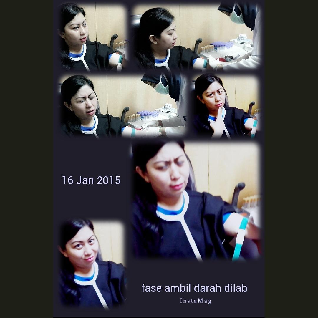 Fase saat ambil darah di laboratorium RS Harbun