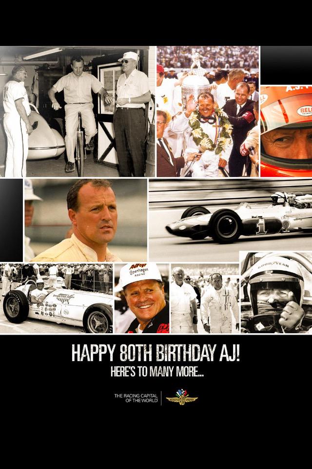 Happy 80th Birthday to AJ Foyt !!! 