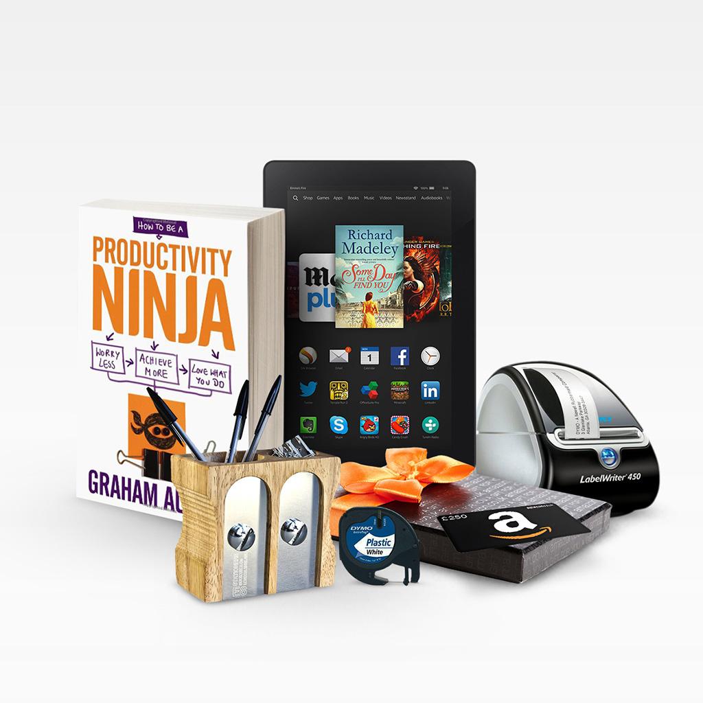 AmazonUK's tweet photo. For the chance to #win the ultimate #DYMO bundle to #getorganised, RT and enter here: http://t.co/2gOYCbHZDe @DYMO_UK http://t.co/8cpfgsZWgv