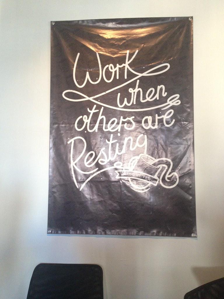 StayComfyAR's tweet photo. Visited the @madebyfew workspace today in @NobleImpact . Inspirational quotes + doing what you love = Few http://t.co/oZMJ4l4BFI