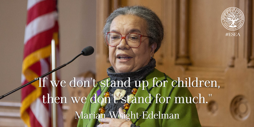usedgov's tweet photo. Every child deserves a strong teacher, challenging courses, a
well-rounded education, and fair discipline. #ESEA http://t.co/OJh1KC4gzg