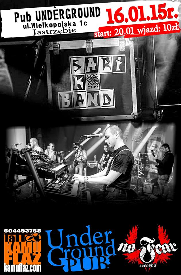 RudeMaker's tweet image. Dzisiaj w Jastrzębiu (Pub Underground) zagra SARI SKA BAND.
#ska 
rudemaker.pl/wydarzenia/296…