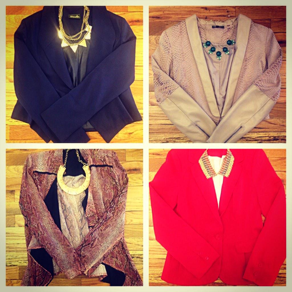 Happy Friday! Come browse through our selection of blazers for 50% off! They make the perfect statement piece #va