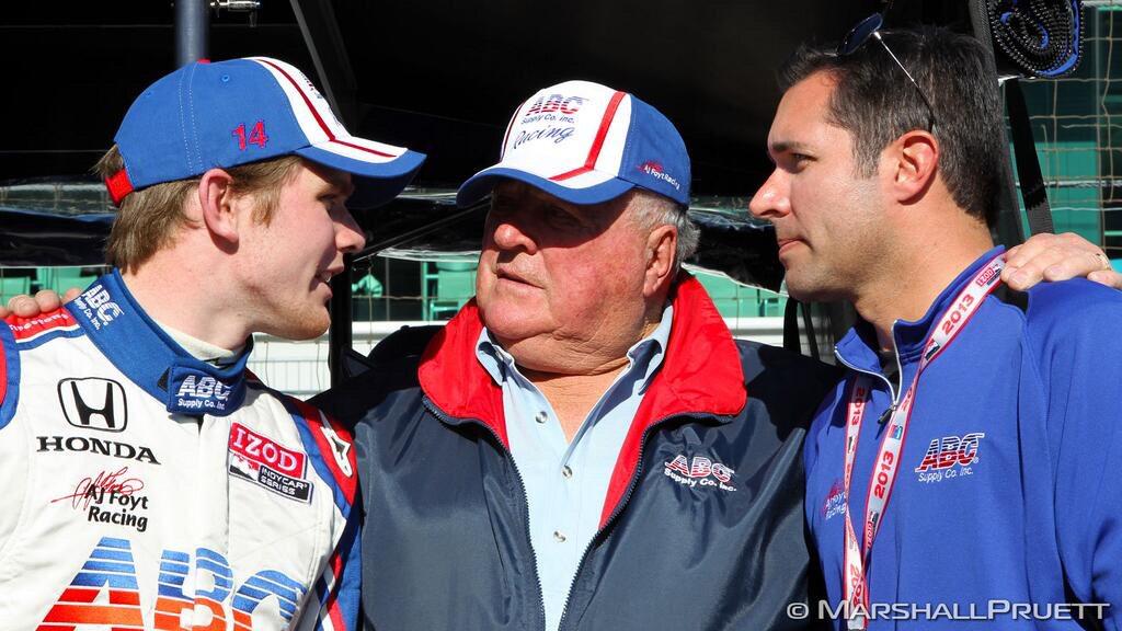 Happy birthday AJ Foyt! Forever thankful he and Larry believed in me enough to give me my first shot at the big show 