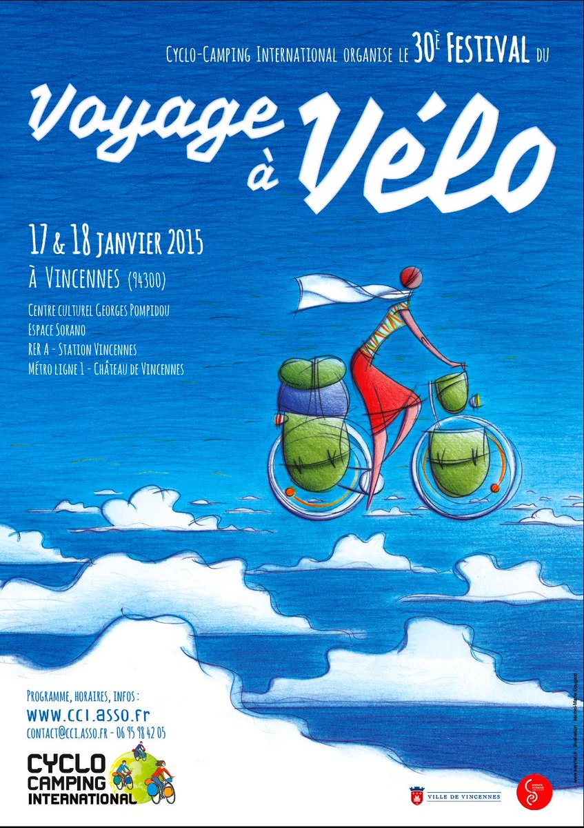 LongRoadNorth's tweet photo. This weekend in Paris at Vincennes the 30th festival of travelling by bicycle http://t.co/G3XHMYF11P @Cyclo_Camping http://t.co/h33dBroh66