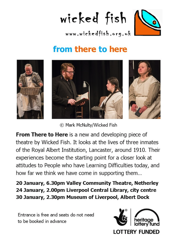 HannahnagroM's tweet photo. From There to Here: Performance by @TheFishies based on lives of inmates at Royal Albert Lancaster in 1910 #cedr14 http://t.co/CveRqinmXd