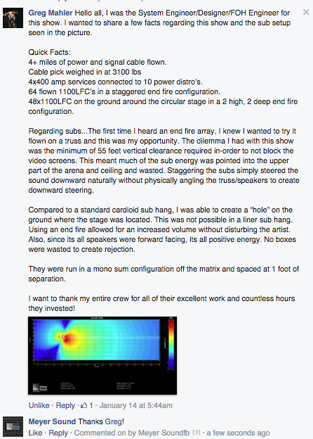 System design for <a href="/bassnectar/">Bassnectar</a> NYE show explained by FOH engineer Greg Mahler in FB comment. on.fb.me/1sH4Pjf