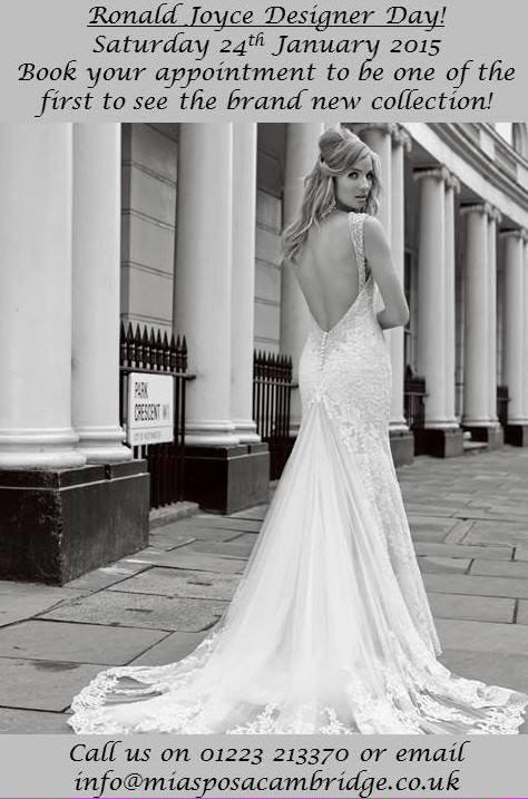 Make you book your appointment for our @RonaldJoyceInt designer day before it's too late! #essexbridaltalk