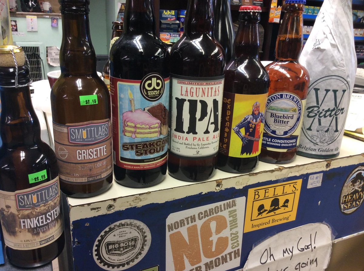 Crazy amount of new beer, can't tag all of them... <a href="/BeerArmy/">Beer Army Gastropub</a> <a href="/lagunitasbeer/">LAGUNITAS BREWING CO</a> <a href="/smuttynosebeer/">Smuttynose Brewing</a> <a href="/doublebarley/">Double Barley</a> @NogneO