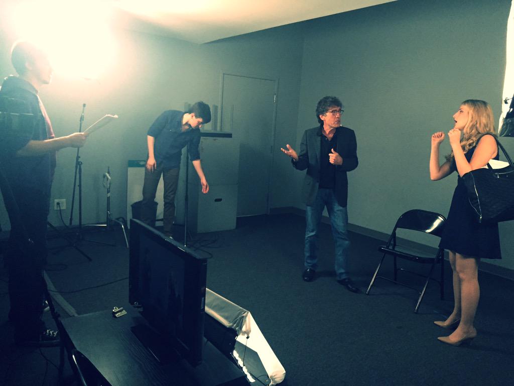 Pace_NY2LA's tweet photo. @TierneyMalloy is up next shooting with #HarryWiner #PPAinLA #PaceNY2LA #Coast2Coast @CTCActing @PacePerfArts http://t.co/juO28EeDvm