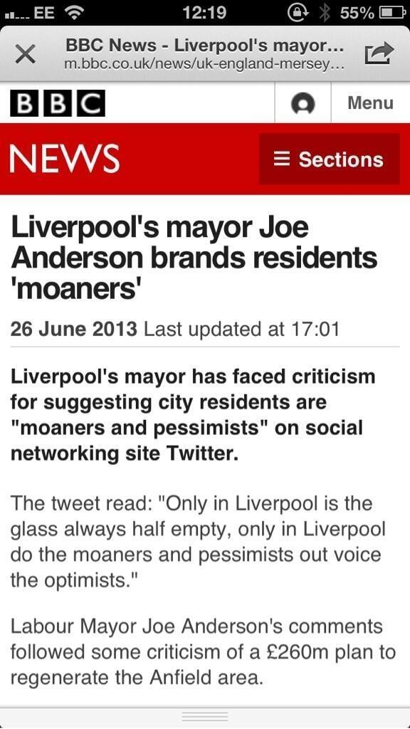 This is what Joe thinks about people who fight for their rights, total contempt for opposing peoples viewpoints