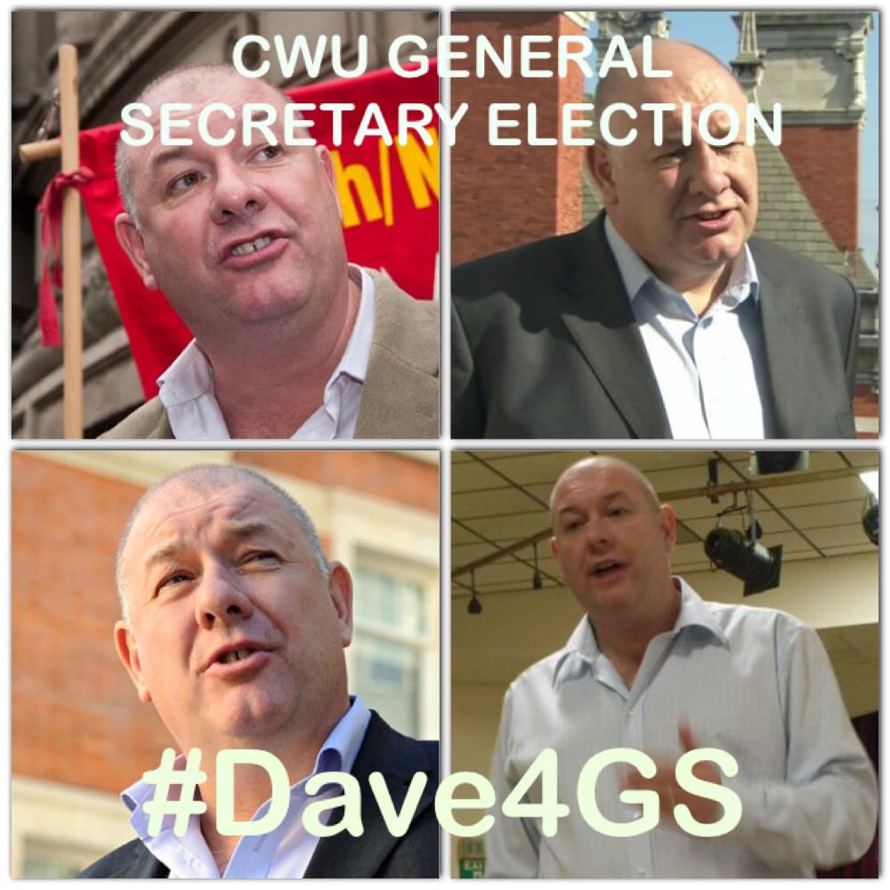 DaveWardGS's tweet image. Just to let you all know, I am standing for #CWU General Secretary. I will send more info out soon. Pls RT #Dave4GS