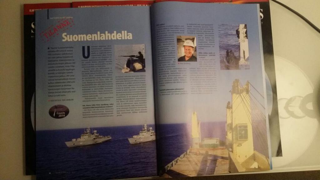 ToniJoutsia's tweet photo. #SuomenSotilas kirjoitti jutun #NOCO14 Coop #Fnsuusimaa ja #SALHEAVYLIFT. #MERIVOIMAT 1/2 http://t.co/p6TJbKFNb1