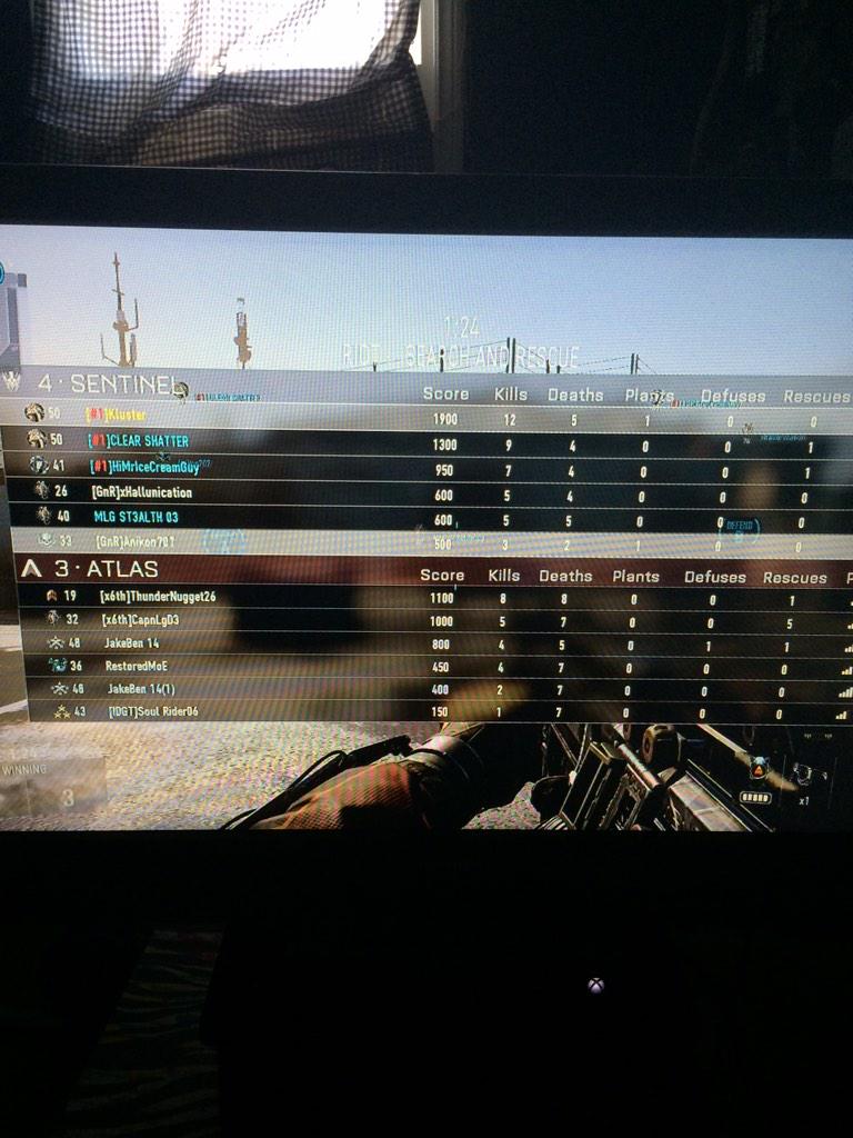 Klusterify's tweet photo. Had a nice break away from advanced warfare was just bored of the game but I will never get rusty haha http://t.co/GpZEqs2wrt