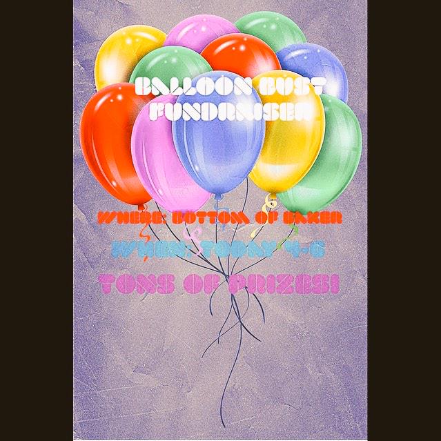 OUFACESModeling's tweet image. Balloon pop and prizes!! Today 4-6 at the bottom of baker