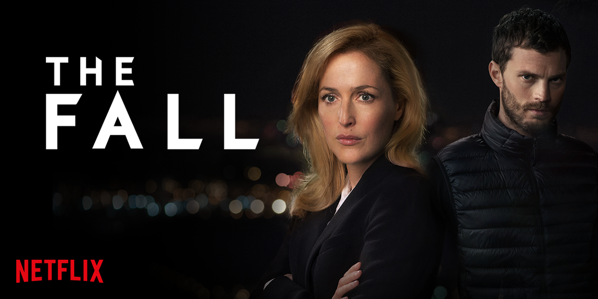 netflix's tweet photo. How do you find a killer hiding in plain sight? #TheFall Season 2 is #NowOnNetflix http://t.co/0VFHJKqVmS