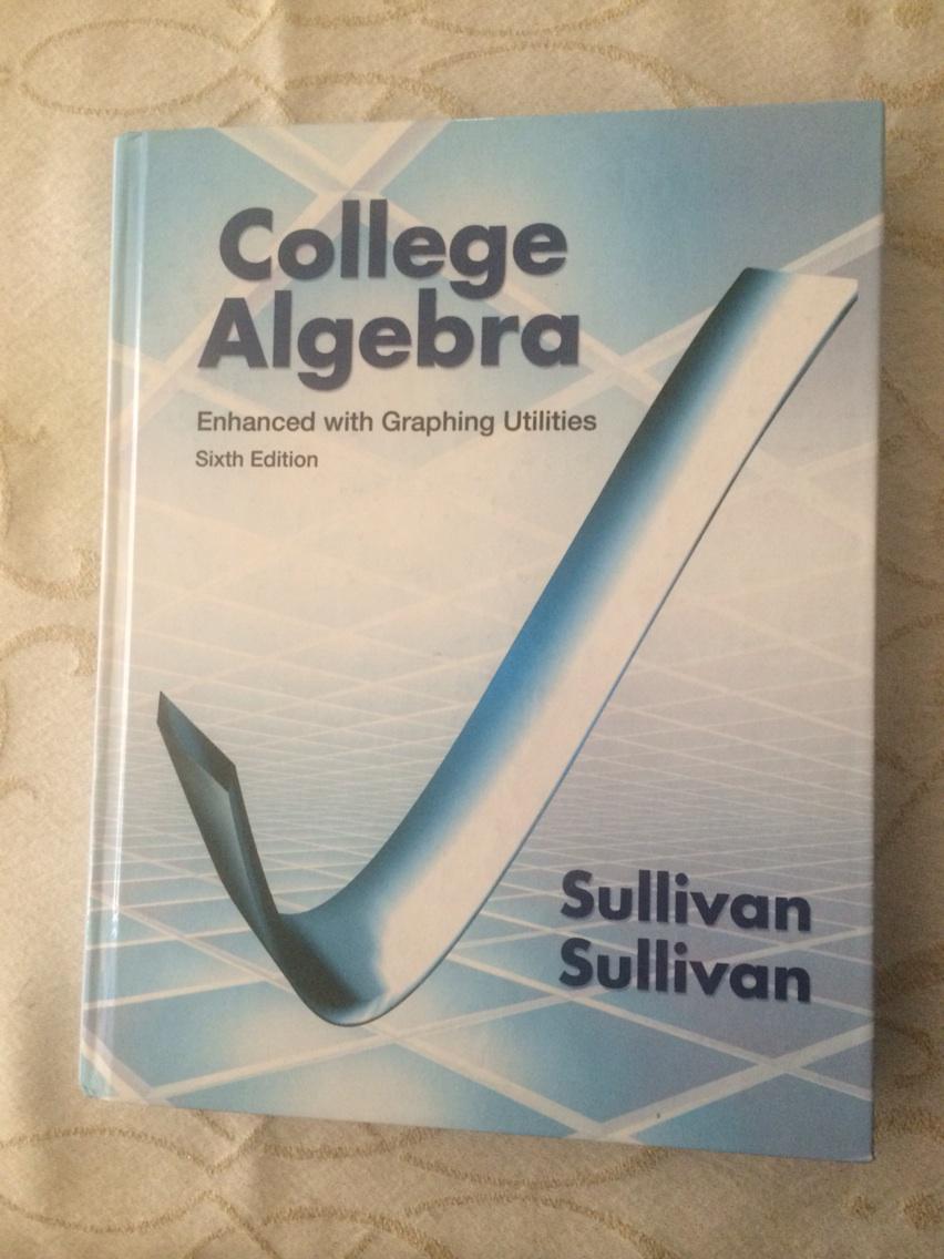 samiarevalo_'s tweet photo. @DBUClassof2018 I am selling my College Algebra book for $115. Please DM me if you are interested. http://t.co/SpFQpLPK3B