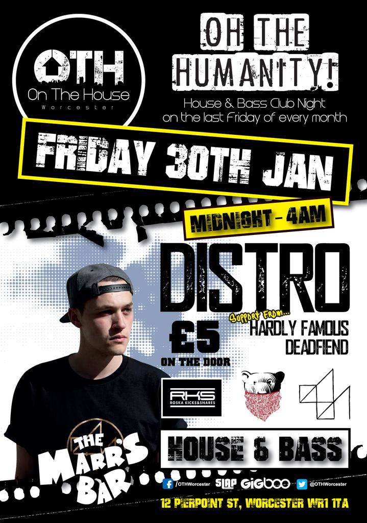 OTHWorcester's tweet photo. 2 WEEKS TODAY WORCESTER! THE RELAUNCH - DISTRO + SUPPORT @ OH THE HUMANITY - £5 STANDARD OTD £3 STUDENTS http://t.co/8JPGuTc9hN