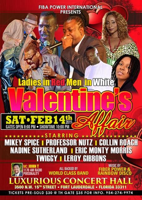 Florida Massive! Sat Feb 14 Mikey Spice Professor Nuts Nadine Sutherland Twiggy Leroy Gibbons + more! #florida