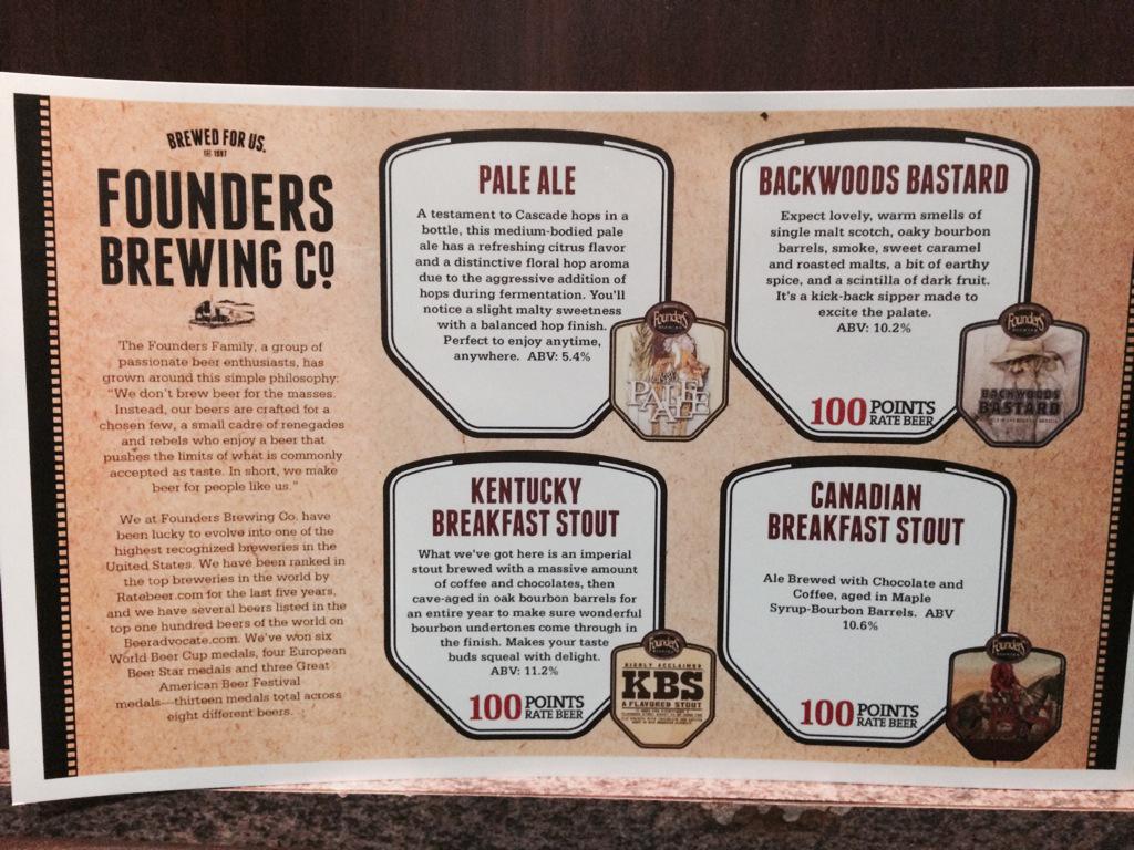 CCTapHouse's tweet photo. Get in here at 6 pm! We are tapping Founders KBS, CBS, Pale Ale, and Backwoods Bastard. Don't miss it!!! http://t.co/b3kCRuqrVs #kbw2015