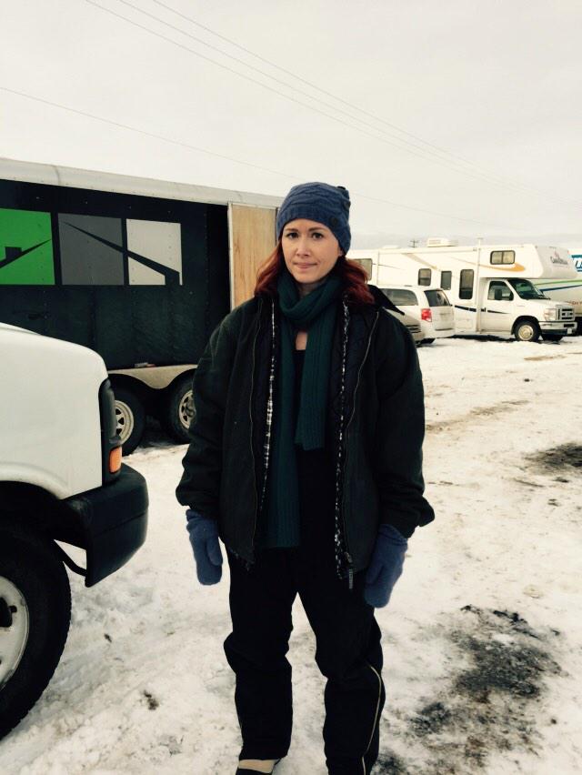 AFrostyAffair's tweet photo. We're supposed to start shooting but can't find @JewelStaite just see clothes #20layers #jewelstaite #40below3d http://t.co/214whRlL9t