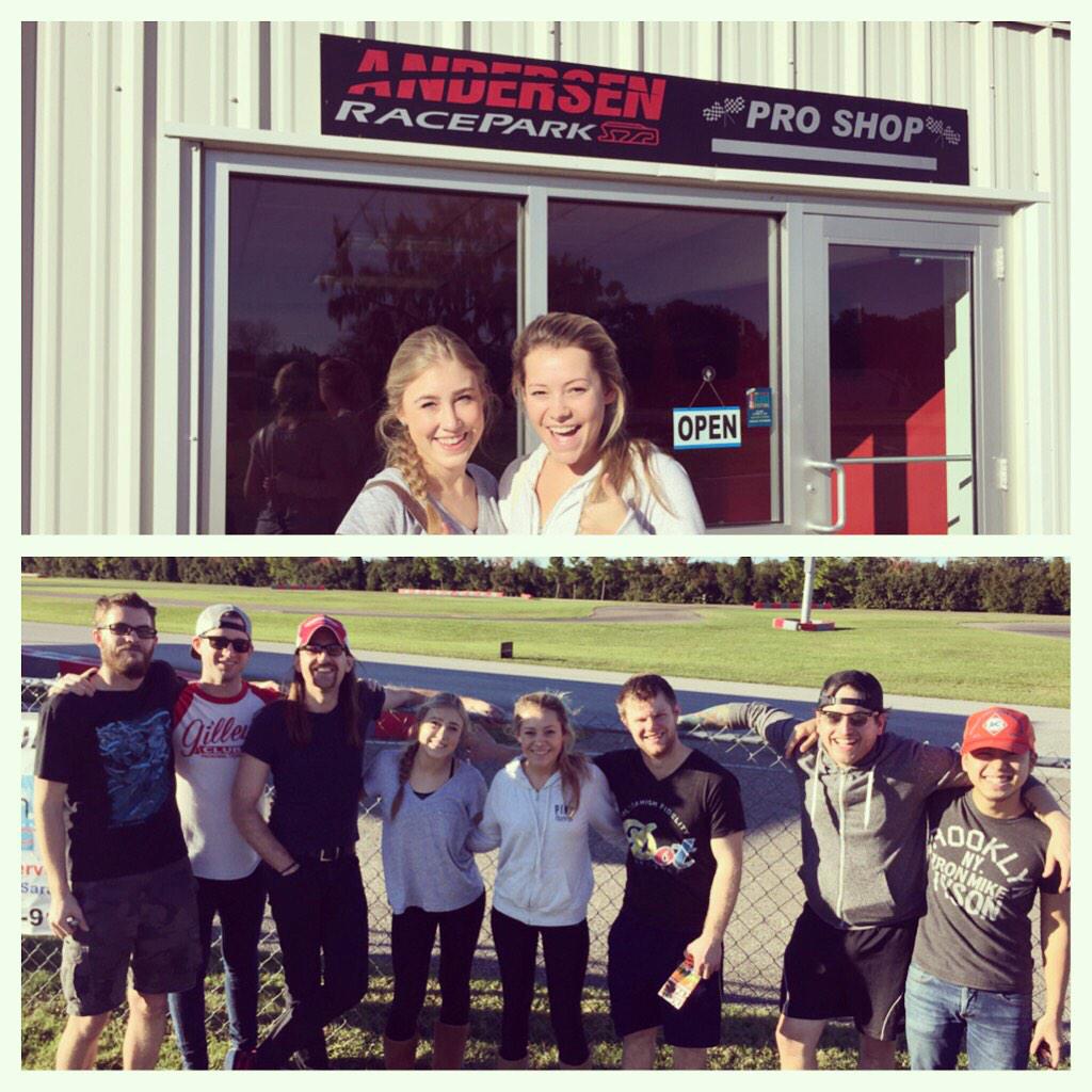 Thank you @andersenracepk for letting us come ride some go karts!!
