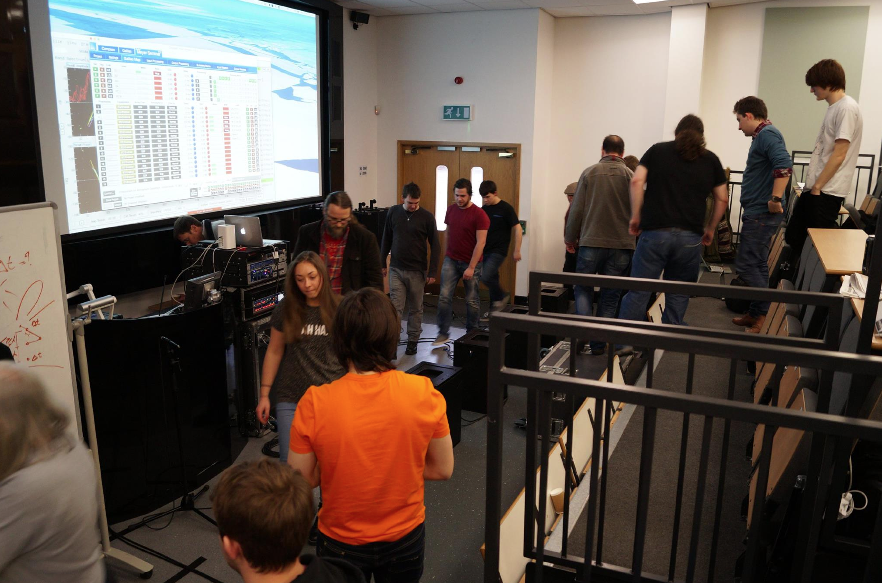 Walk &amp; learn. Photos from our System Design Seminar <a href="/glyndwruni/">Wrexham Glyndwr University</a> in UK. Future #audio training: bit.ly/1mCOzYT