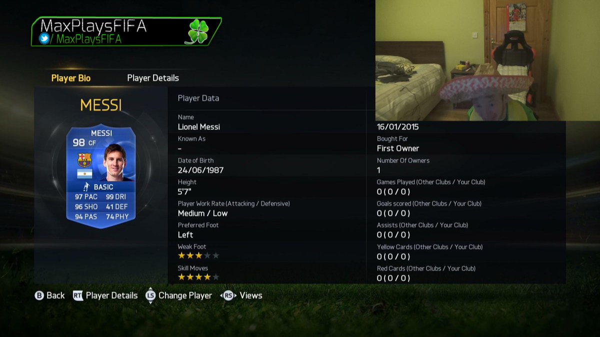 MaxPlaysFIFA's tweet image. 20,000 RTs and I will give away my TOTY FIRST OWNER MESSI, RT and FOLLOW to enter