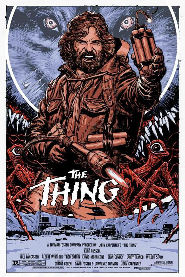 Happy 67th birthday to legend John Carpenter. Artwork by Chris Weston. Thanks to Weird Tales Mag for this. 