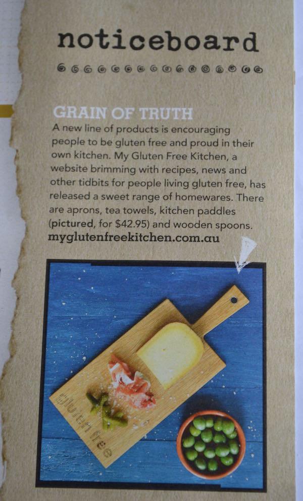 Great mention in #HeraldSunHome magazine for our must-have #glutenfree kitchenware #GF #coeliac #cooking #recipes