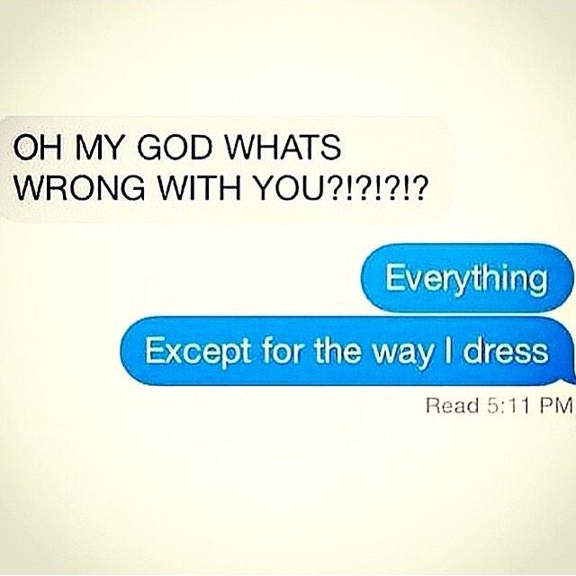 Wheredrobe's tweet photo. Sounds about right... 🙊👗👔 #wheredrobe #happyfriday #tgif #humor #befab #dressup #suitup http://t.co/7ZndLJ4Xgx