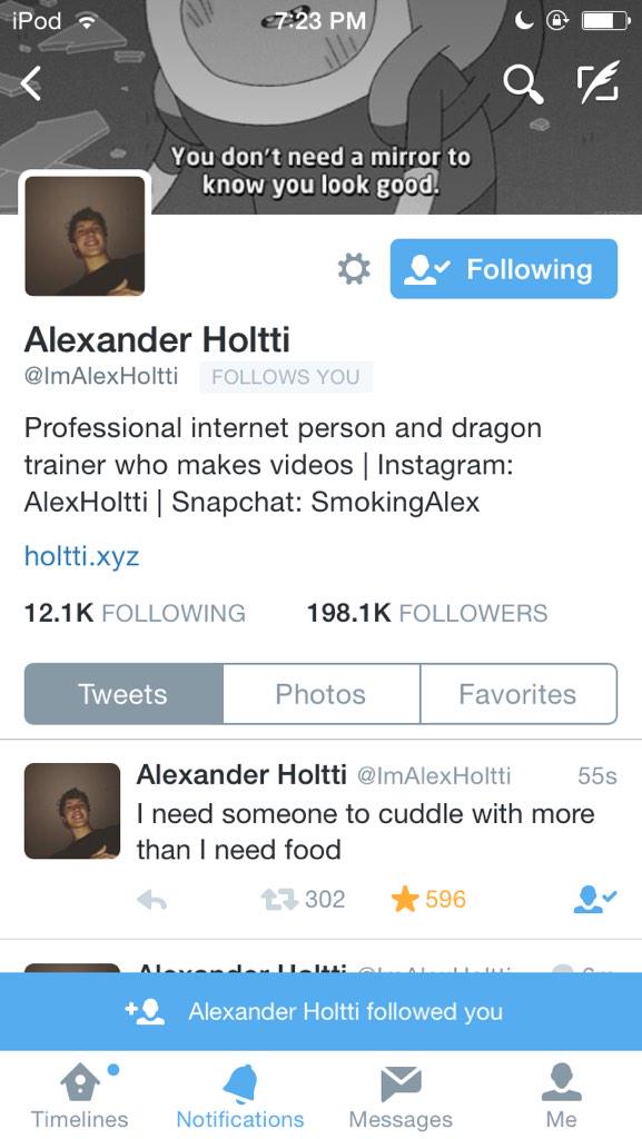 returntojoe's tweet image. GUYSPFLOMHMAKFKALFKAK IM SHAKIGMF SO BADLY I LOVE YOU SO MUCH @ImAlexHoltti #MeAlex 😭💘💖