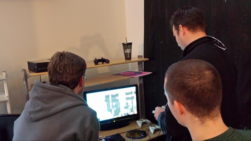 thebehemoth's tweet image. Just a couple bros playing @Free_Lives Broforce at our office. #fridayfuntimes