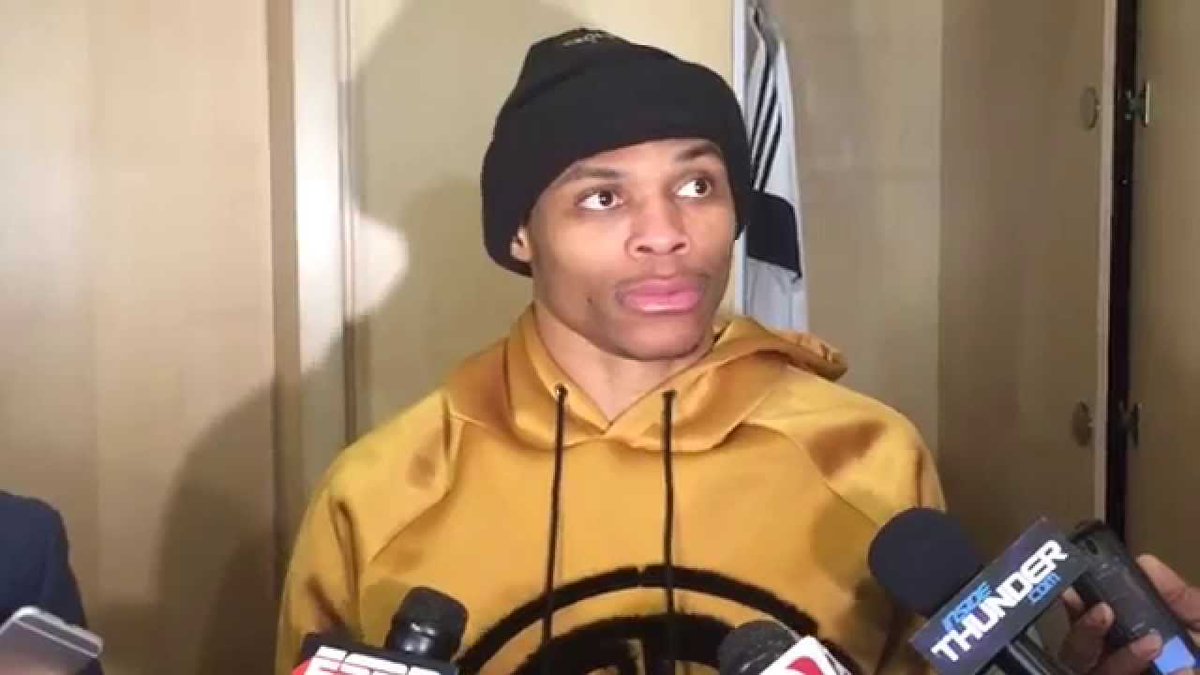 DaveRizzle's tweet image. “@theScoreNBA: Westbrook happy with execution, but not reporter thesco.re/1ILE6G4 http://t.co/ojUle3q2h4” @orrinfarries #goodexecution