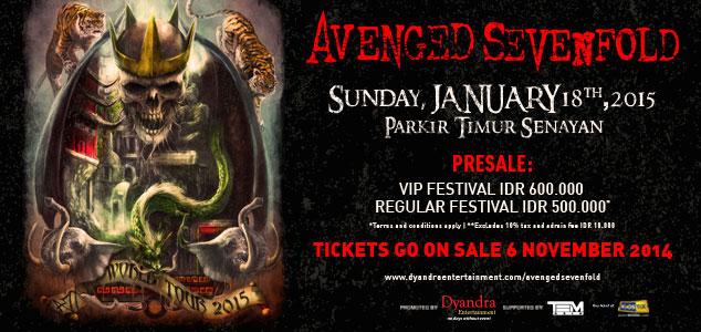 musikafe's tweet photo. Jan 18 Avenged Sevenfold Tour 2015 | At Parkir Timur Senayan see http://t.co/Is4cw8qmMh via @A7XIndo @TheOfficialA7X http://t.co/16IlioGDdy