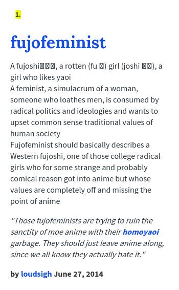 Moe Anime Urban Dictionary