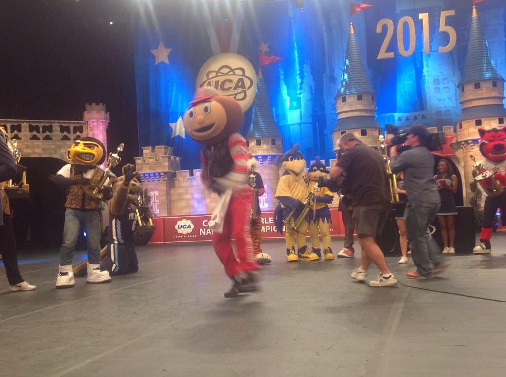 Congrats to <a href="/Brutus_Buckeye/">Brutus Buckeye 🌰</a>!!! D1A mascot champion for 2015!!!!