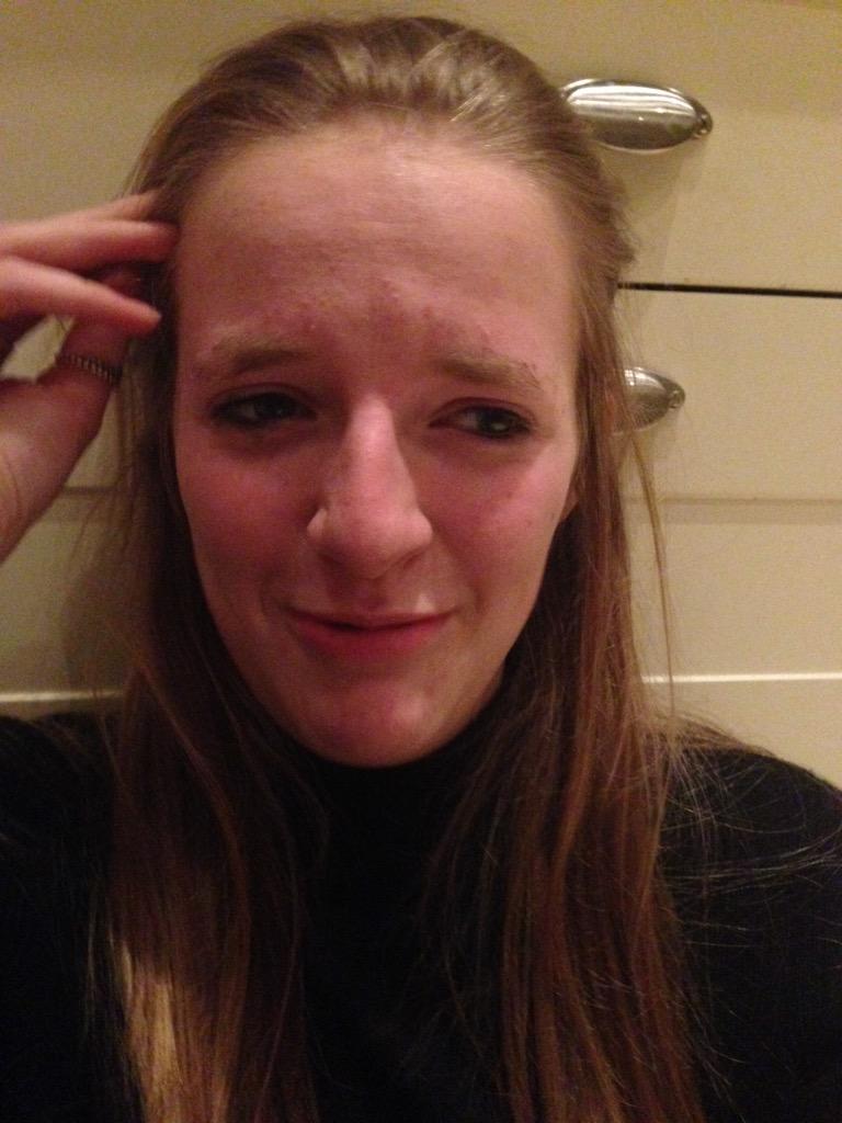 when you realise shaving half your eyebrows off wasn't 'just banter'