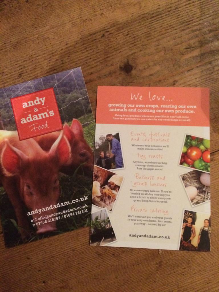 AndyandAdams's tweet image. #promo #hogroast #Wales @ctysmallholding