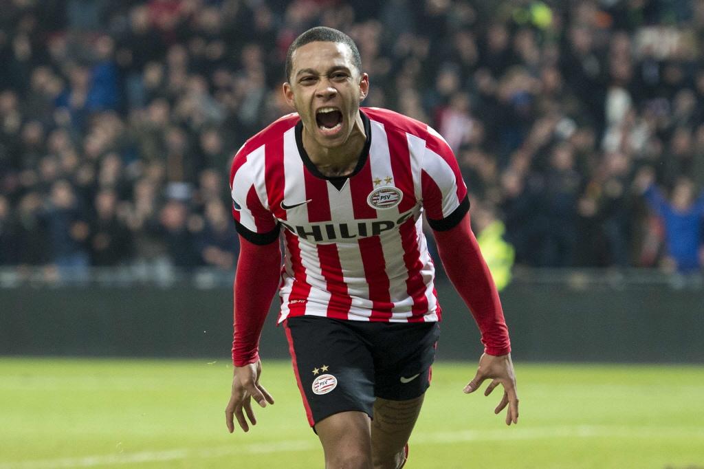 telegraaf's tweet photo. Geen twijfels bij Memphis Depay: 'PSV gaat de schaal ophalen' http://t.co/syxcOCGJOh http://t.co/GXNHjZgKdK