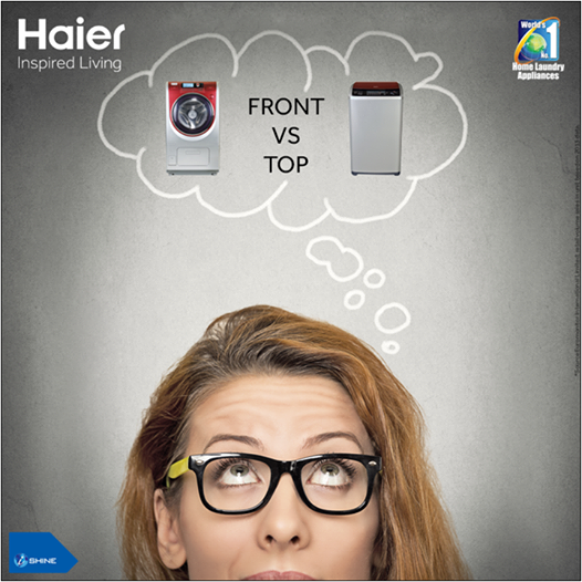 IndiaHaier's tweet image. Do you prefer a #FrontLoading or #TopLoading #WashingMachine?