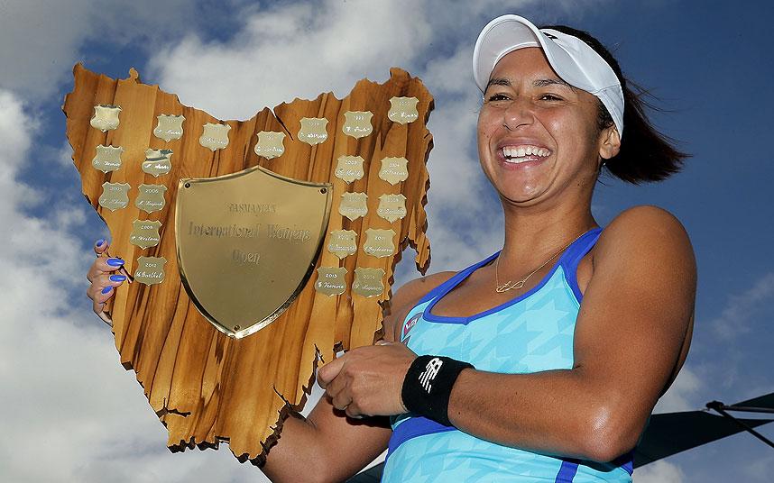 TelegraphSport's tweet photo. Heather Watson clinches second WTA tour title victory; Kyle Edmund books Australian Open spot http://t.co/9ALRI0fBdu http://t.co/T6mncEctJr