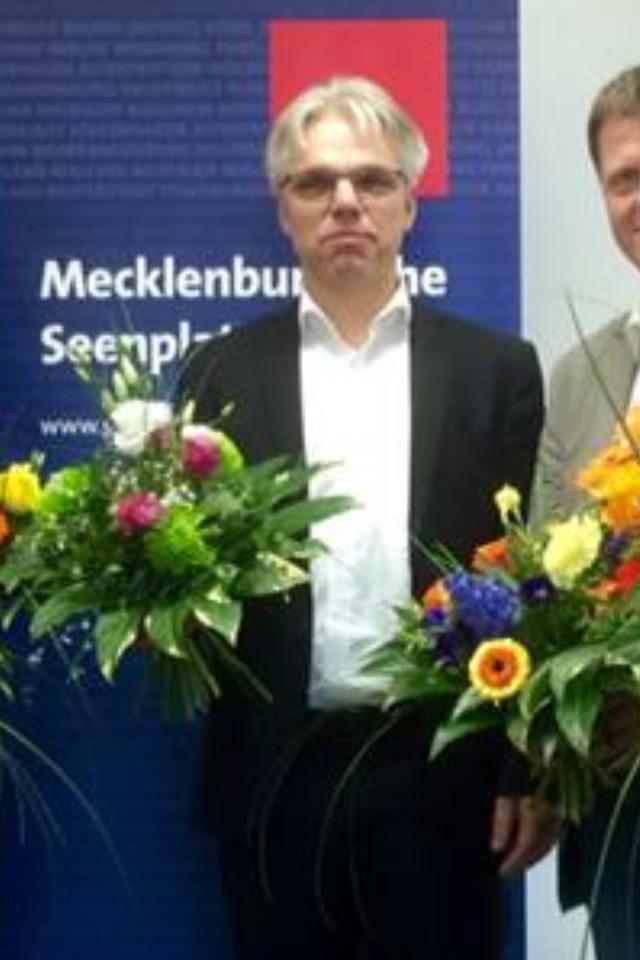 SPDNB's tweet image. Unser #OBKandidat für #Neubrandenburg, Michael Stieber, als SPD-KV-Vorsitzender wiedergewählt. Foto: @NBBretschneider
