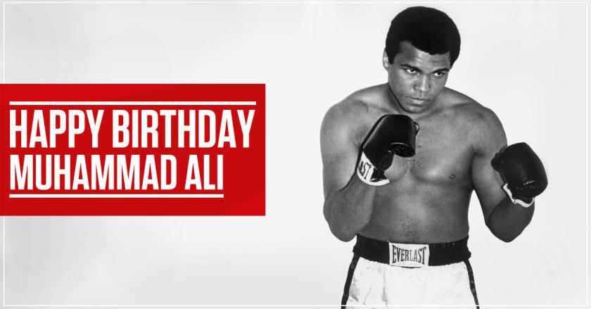 A very Happy Birthday to The Greatest, Muhammad Ali! 