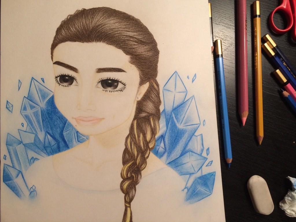 cry_babyT_T's tweet photo. ☺️💗💓💕💖💞 @gamthestar เปิดสมุดวาดรูป ด้วยพี่แก้มก่อนเลย~ จะ พัดธนาการวาด ให้ดีขึ้น ให้ได้ http://t.co/d9cFbwAXil
